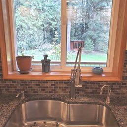 New sink and faucet