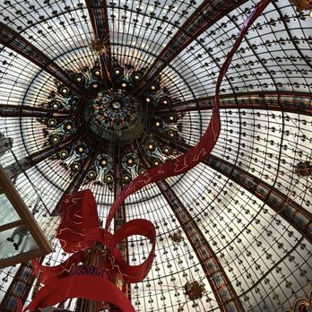Galeries Lafayette Haussmann - Stained glass dome - Department Stores Near Me - Paris, 75