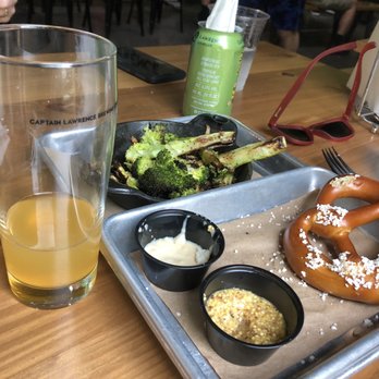 Captain Lawrence Brewing - Super roasted veggies and pretzel- cheese sauce from another planet. - Breweries Near Me - Elmsford, New York Captain Lawrence Brewing - Super roasted veggies and pretzel- cheese sauce from another planet. - Breweries Near Me - Elmsford, New York