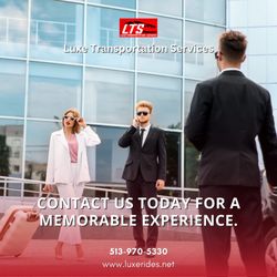 LUXE Transportation Services - We specialize in providing comfortable and reliable rides to and from the airport, ensuring you begin and end your journey on a high note.
