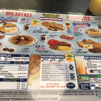 Waffle House - Their menu - Diners Near Me - Tucson, Arizona
