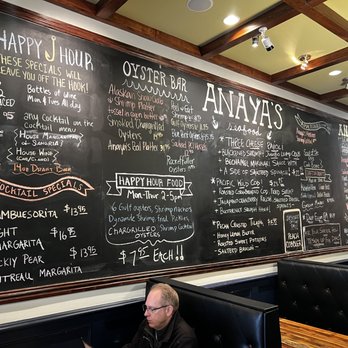Anaya's Seafood Scratch Kitchen - Ever changing board menu. - Seafood Near Me - Richardson, Texas Anaya's Seafood Scratch Kitchen - Ever changing board menu. - Seafood Near Me - Richardson, Texas