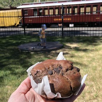 Durango Coffee Company - Gluten free Chocolate (ricotta?) muffin - Coffee & Tea Near Me - Durango, Colorado Durango Coffee Company - Gluten free Chocolate (ricotta?) muffin - Coffee & Tea Near Me - Durango, Colorado