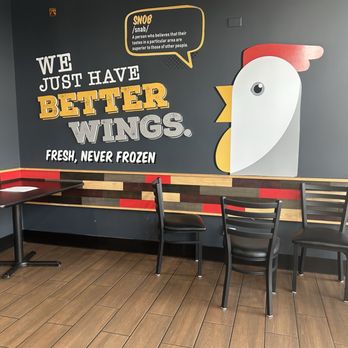 Wing Snob - Inside (scattered chairs and one table against the wall) - Chicken Wings Near Me - Oak Park, Illinois Wing Snob - Inside (scattered chairs and one table against the wall) - Chicken Wings Near Me - Oak Park, Illinois