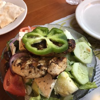 Greek Corner Restaurant - Greek Salad with chicken - Greek Near Me - Cambridge, Massachusetts Greek Corner Restaurant - Greek Salad with chicken - Greek Near Me - Cambridge, Massachusetts