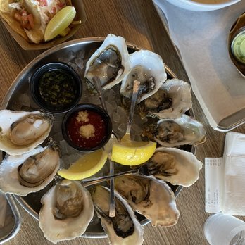 Surfside Fish House - 10 raw oysters - $2 each during the daily happy hour from 3-6pm - Seafood Near Me - San Diego, California Surfside Fish House - 10 raw oysters - $2 each during the daily happy hour from 3-6pm - Seafood Near Me - San Diego, California