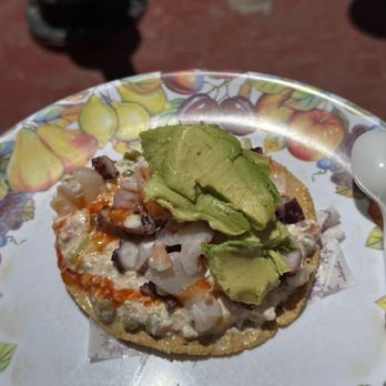 La Guerrerense - Tostada number 1 - Food Stands Near Me - Ensenada, BCN