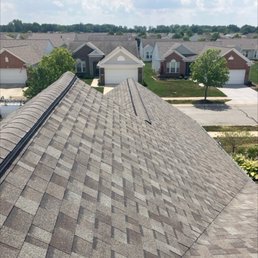 Finished roof.