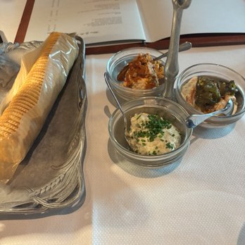 Bricks and Horses - Ritz crackers with 3 dips. - Breakfast & Brunch Near Me - Fort Worth, Texas Bricks and Horses - Ritz crackers with 3 dips. - Breakfast & Brunch Near Me - Fort Worth, Texas