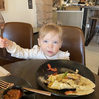 Cafe FeelLove - Baby loves the brisket taco! - Coffee & Tea Near Me - St. George, Utah