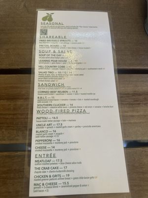 Menu photo 4 The Leaning Pear Wimberley, TX