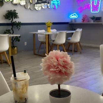 Feng Cha Teahouse - Creme Brulee Dirty Boba - Bubble Tea Near Me - Costa Mesa, California
