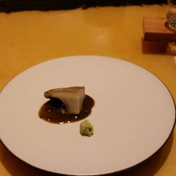 Hanare Sushi - Abalone with abalone liver sauce, very unique and very tasty - Japanese Near Me - Costa Mesa, California Hanare Sushi - Abalone with abalone liver sauce, very unique and very tasty - Japanese Near Me - Costa Mesa, California