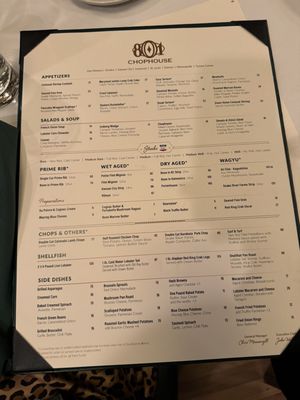 Menu photo 2 801 Chophouse Leawood Leawood, KS Menu photo 2 801 Chophouse Leawood Leawood, KS