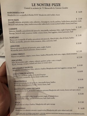Menu photo 8 'O Munaciello Miami, FL Menu photo 8 'O Munaciello Miami, FL