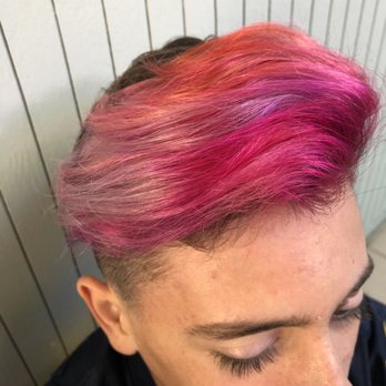 First Look Salon - Cut and color by Darren -- shades of red, violet, orange and black - Hair Salons Near Me - Los Gatos, California First Look Salon - Cut and color by Darren -- shades of red, violet, orange and black - Hair Salons Near Me - Los Gatos, California