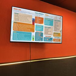Blaze Nutrition - Menu