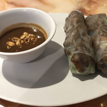 Pho Truong - Spring rolls with peanut sauce - Vietnamese Near Me - Richardson, Texas