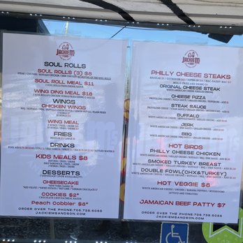 Jackie M's & Son - Menu - Cheesesteaks Near Me - Augusta, Georgia