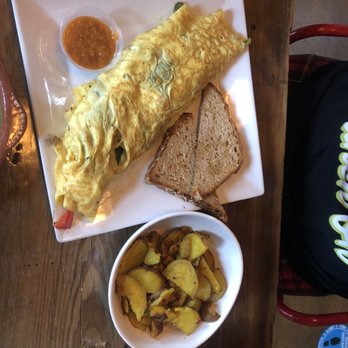 Blueprint Cafe Lounge - Omelette and Skillet Potatoes. Whole wheat bread. - Cafes Near Me - Newark, New Jersey Blueprint Cafe Lounge - Omelette and Skillet Potatoes. Whole wheat bread. - Cafes Near Me - Newark, New Jersey