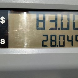 Chevron - Had to fill up the pickup.