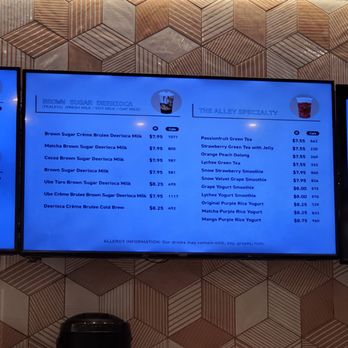 The Alley - Menu 6.24.25 - Bubble Tea Near Me - Honolulu, Hawaii The Alley - Menu 6.24.25 - Bubble Tea Near Me - Honolulu, Hawaii