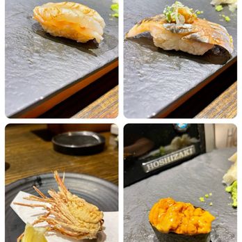 Inatome - Shrimp, Horse mackerel, fried Shrimp head, Uni (Maine) - Japanese Near Me - Valley Stream, New York
