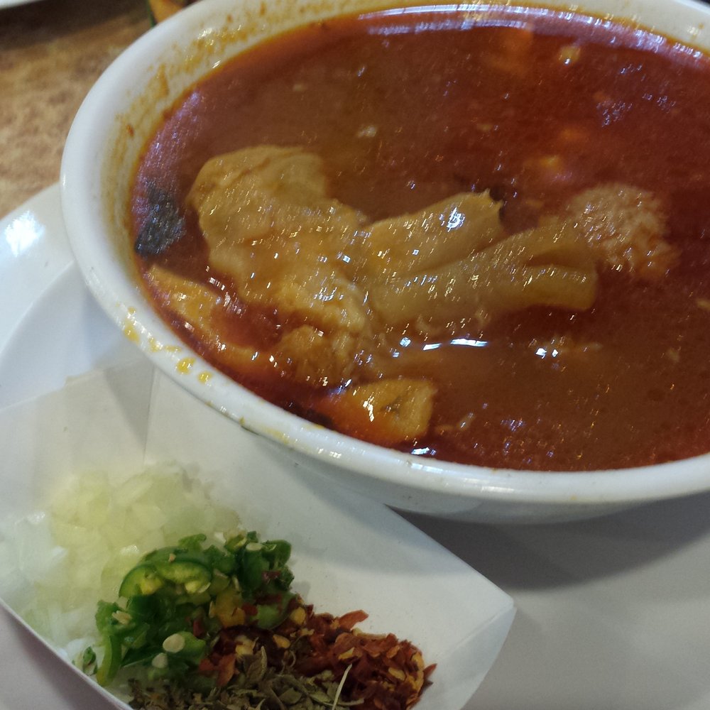 Taqueria El Sazon - Pasco - Menudo. This one has pig feet too. - Mexican Near Me - Pasco, Washington Taqueria El Sazon - Pasco - Menudo. This one has pig feet too. - Mexican Near Me - Pasco, Washington