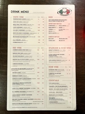 Menu photo 1 Campisi's Restaurant Fort Worth, TX
