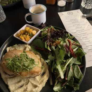 Blu Seafood - Seabass, mashed potatoes and salad - Seafood Near Me - Gilbert, Arizona