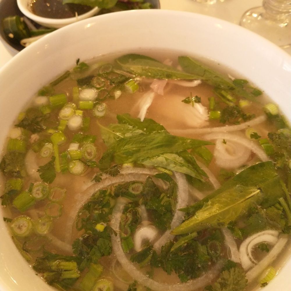 Em Vietnamese Bistro - Pho Ga (Chicken Noodle Soup) is gluten free, dairy free and soy free - Vietnamese Near Me - Brooklyn, New York Em Vietnamese Bistro - Pho Ga (Chicken Noodle Soup) is gluten free, dairy free and soy free - Vietnamese Near Me - Brooklyn, New York