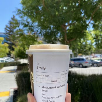 Philz Coffee - Small iced creamy almond milk mint mojito iced coffee - Coffee & Tea Near Me - Cupertino, California Philz Coffee - Small iced creamy almond milk mint mojito iced coffee - Coffee & Tea Near Me - Cupertino, California
