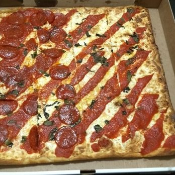 Tony's Pizza & Cafe - Grandma's pizza, half with a topping - Pizza Near Me - Rahway, New Jersey Tony's Pizza & Cafe - Grandma's pizza, half with a topping - Pizza Near Me - Rahway, New Jersey