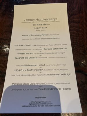 Menu photo 1 Trokay Truckee, CA