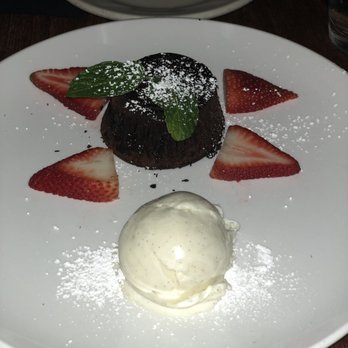 Dish N Dash - Milpitas - Chocolate lava cake and vanilla bean ice cream - Middle Eastern Near Me - Milpitas, California