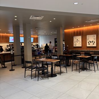 Molly Pitcher Service Area - Starbucks seating area inside Molly Pitcher Service Area - Rest Stops Near Me - Cranbury, New Jersey Molly Pitcher Service Area - Starbucks seating area inside Molly Pitcher Service Area - Rest Stops Near Me - Cranbury, New Jersey