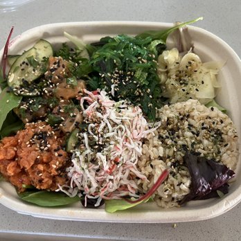 Poké Bar - Small poke with salmon and spicy tun - Poke Near Me - Monrovia, California Poké Bar - Small poke with salmon and spicy tun - Poke Near Me - Monrovia, California