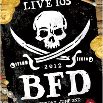 Live 105 BFD - BFD 2012 poster front - Festivals Near Me - Mountain View, California Live 105 BFD - BFD 2012 poster front - Festivals Near Me - Mountain View, California