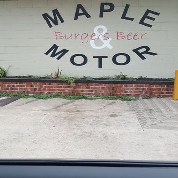 Maple and Motor - Outside - Burgers Near Me - Dallas, Texas Maple and Motor - Outside - Burgers Near Me - Dallas, Texas