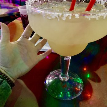 Nacho Hippo - For comparison's sake my hand is included--this 32oz margarita is gigantic! - Mexican Near Me - North Myrtle Beach, South Carolina Nacho Hippo - For comparison's sake my hand is included--this 32oz margarita is gigantic! - Mexican Near Me - North Myrtle Beach, South Carolina