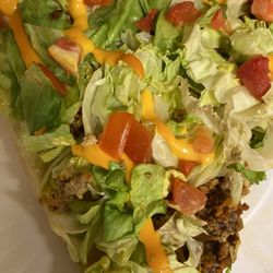 Mama's Pizza - slice of mexican taco pizza.  delicious!