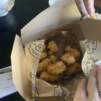 Lakefront Brewery - Cheese curds with a couple eaten already - Breweries Near Me - Milwaukee, Wisconsin Lakefront Brewery - Cheese curds with a couple eaten already - Breweries Near Me - Milwaukee, Wisconsin