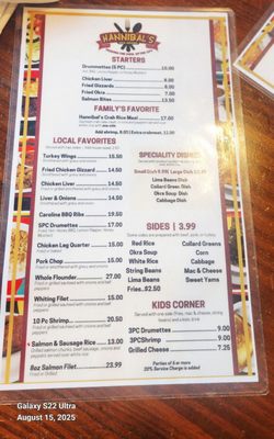 Menu photo 3 Hannibal's Kitchen Charleston, SC