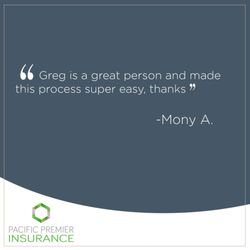 Pacific Premier Insurance Associates - Testimonials