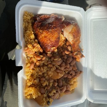 Montes Grocery & Deli - Roasted chicken and beans with rice - International Grocery Near Me - Buffalo, New York