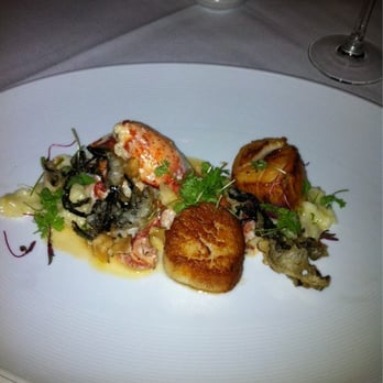 Boulevard - Maine lobster and scallop with Limoncello risotto - New American Near Me - San Francisco, California