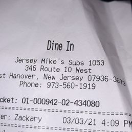 Receipt