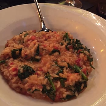 Bistro 7 - Risotto with spinach and tomato - New American Near Me - Reno, Nevada Bistro 7 - Risotto with spinach and tomato - New American Near Me - Reno, Nevada