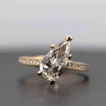 Julez Bryant - Our AMELIA ring features a gorgeous elongated pear diamond! - Jewelry Near Me - Encinitas, California Julez Bryant - Our AMELIA ring features a gorgeous elongated pear diamond! - Jewelry Near Me - Encinitas, California