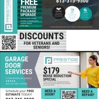 Prestige Garage Door Services - Prestige Garage Door Services
139 N Moon Ave, Brandon, FL 33510, United States
+1 813-315-9500 - Garage Door Services Near Me - Brandon, Florida Prestige Garage Door Services - Prestige Garage Door Services
139 N Moon Ave, Brandon, FL 33510, United States
+1 813-315-9500 - Garage Door Services Near Me - Brandon, Florida